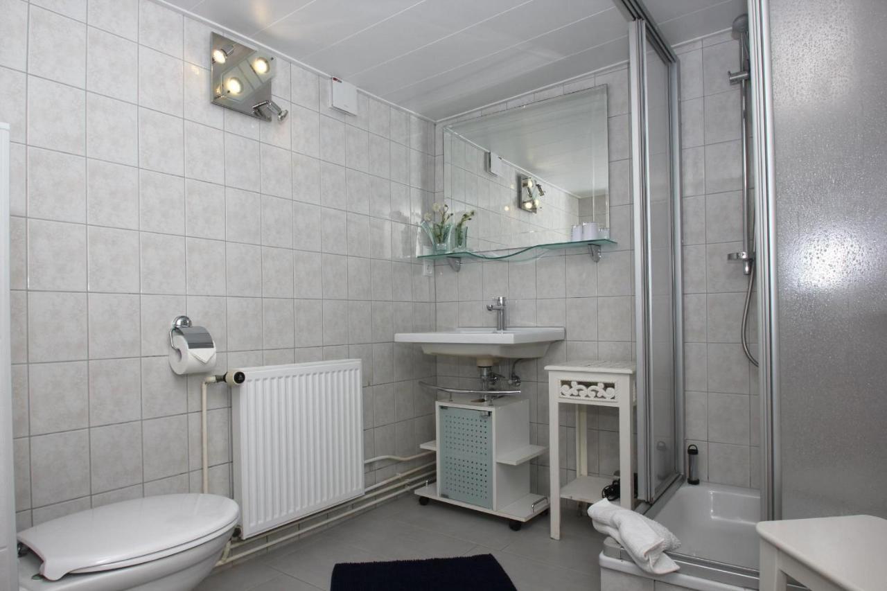 F-1016 Haus Maigloeckchen Doppelzimmer 03 Terrasse, Fruehstueck Gohren Bagian luar foto